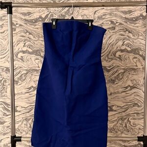 Merona Blue Strapless Dress